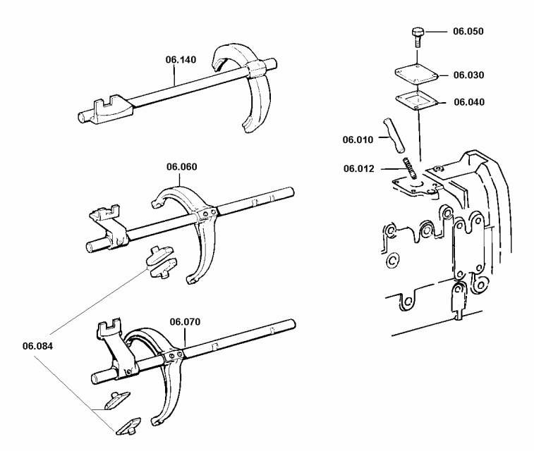 Gearbox Shift Rails ZF 16S1650 Gearbox Parts Gear Shift Rail Fork - Buy Gear Shift Rail ...